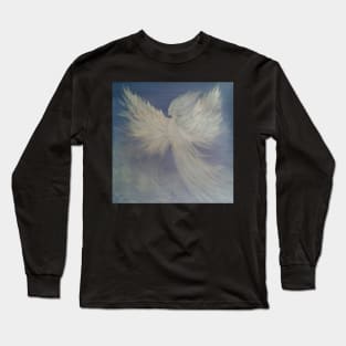 Angel Watching Over Us Clouds Beautiful Angel design Gifts Long Sleeve T-Shirt